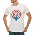thumbnail image 1 of Plus Size Right On The Money Graphic Design Deluxe Jersey T-Shirt - White XL, 1 of 4