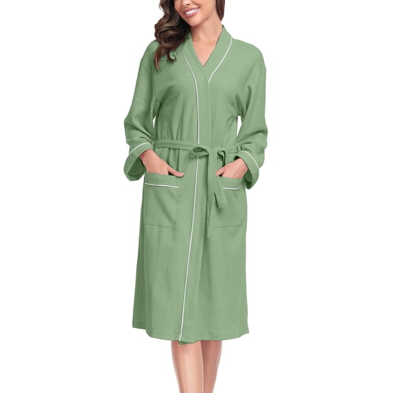 Plus Size Robe for Women Fluffy Loungewear Oversized Hooded Women's Robes Bath Womens Bathrobe Green