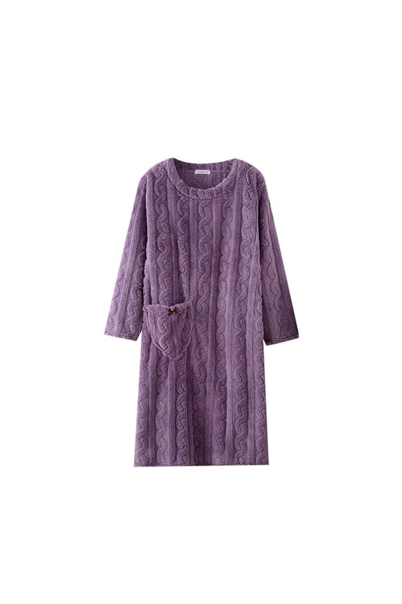 Plus Size Robe for Women Fluffy Loungewear Oversized Hooded Women's Robes Bath Womens Bathrobe Purple