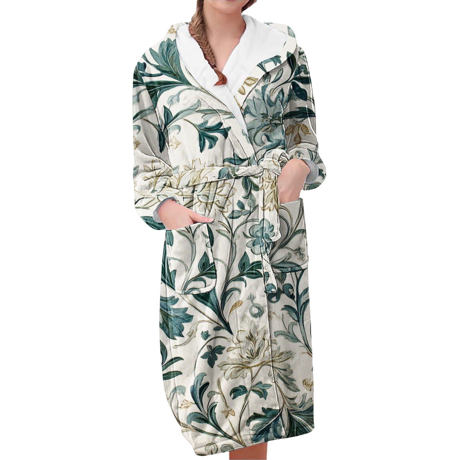 Big Oversized Robe Plus Size Robes for Women Fuzzy House Coat Oversized Soft Women's ...