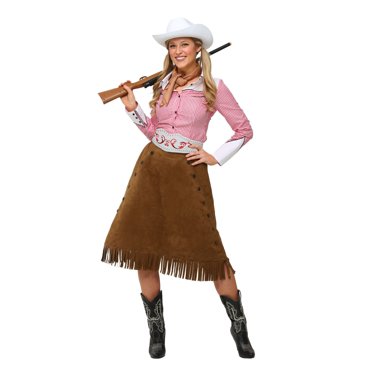 Adult Cowgirl Chaps Plus Size Costume - Walmart.com