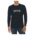 thumbnail image 1 of Plus Size Rodeo Graphic Long Sleeve Crewneck Tee - Navy 2XL, 1 of 4