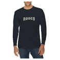 thumbnail image 1 of Plus Size Rodeo Graphic Long Sleeve Crewneck Tee - Navy XL, 1 of 4
