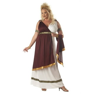 Greek goddess fancy dress plus cheap size