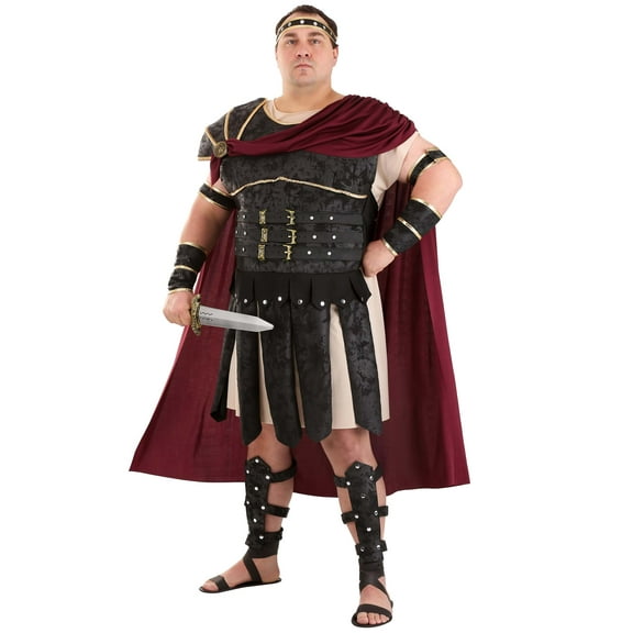 Plus Size Roman Gladiator Costume for Men