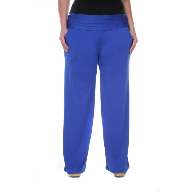 Plus size top royal blue pants
