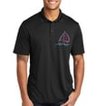 thumbnail image 1 of Plus Size Sailing Boat Graphic Design PosiCharge Competitor Polo Tee Shirt - Black 2XL, 1 of 2