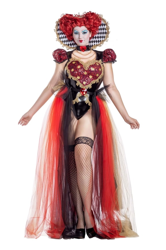 Plus Size Sexy Heartthrob Queen Costume for Women