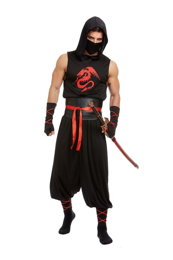 Plus Size Sexy Ninja Costume for Men