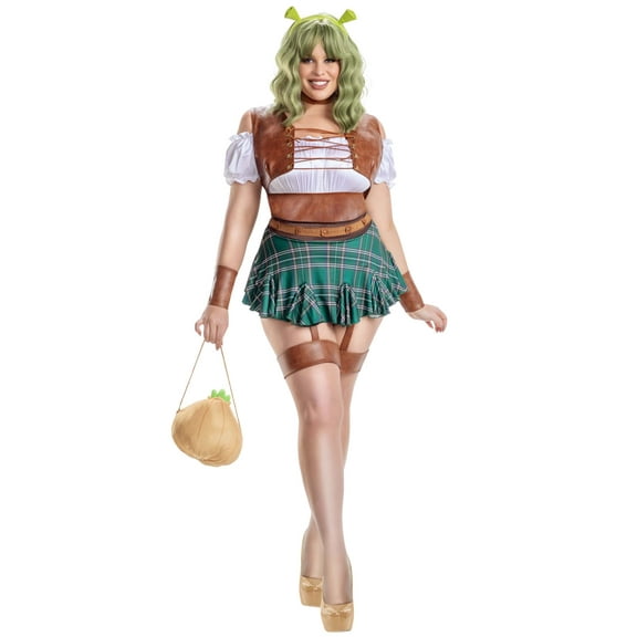 Plus Size Sexy Swamp Ogre Costume for Women