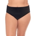 thumbnail image 1 of Plus Size Shirred Bikini Bottom Swimsuit, 1 of 2