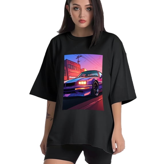 Plus Size Shirt for Women Black Tops for Women Oversized Short Sleeves Shirt for Women T Shirt Crewneck Shirt for Women L