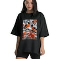 thumbnail image 1 of Plus Size Shirt for Women Black Tops for Women Short Sleeves Shirt for Women Bird6 T Shirt Crewneck Shirt for Women XS, 1 of 5