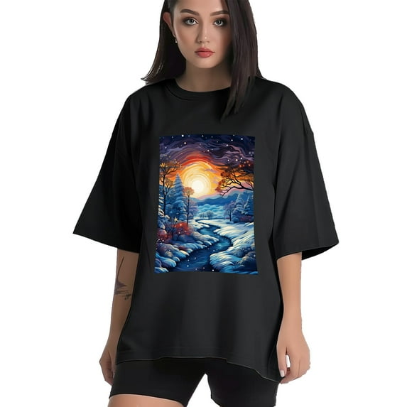 Plus Size Shirt for Women Black Tops for Women Short Sleeves Shirt for Women Colorful Winter3 T Shirt Crewneck Shirt for Women 2XL