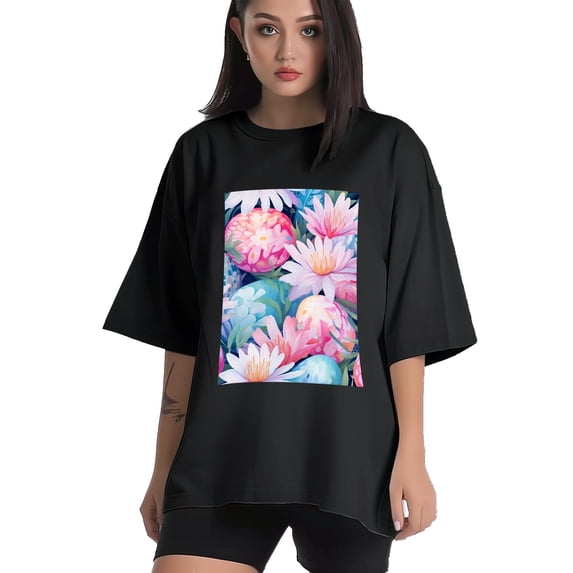 Plus Size Shirt for Women Black Tops for Women Short Sleeves Shirt for Women Easter 250 T Shirt Crewneck Shirt for Women 2XL