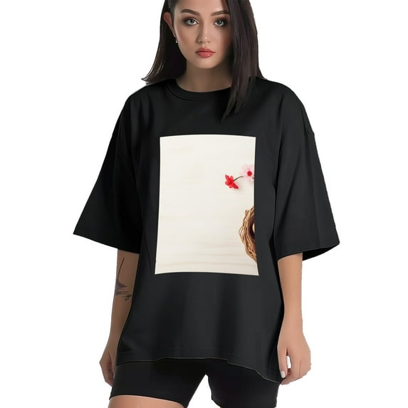 Plus Size Shirt for Women Black Tops for Women Short Sleeves Shirt for Women Easter T Shirt Crewneck Shirt for Women XL