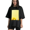 thumbnail image 1 of Plus Size Shirt for Women Black Tops for Women Short Sleeves Shirt for Women Easter T Shirt Crewneck Shirt for Women XL, 1 of 5