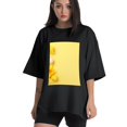 thumbnail image 1 of Plus Size Shirt for Women Black Tops for Women Short Sleeves Shirt for Women Easter T Shirt Oversized Shirt for Women S, 1 of 5