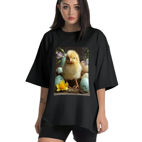 Plus Size Shirt for Women Black Tops for Women Short Sleeves Shirt for Women Easter1 T Shirt Oversized Shirt for Women S