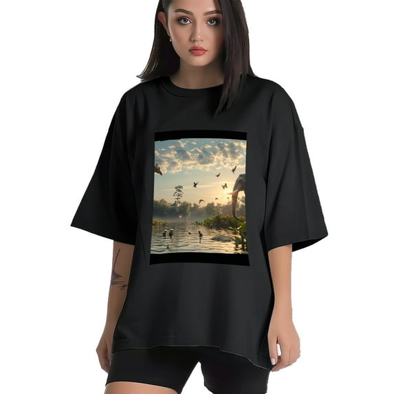 Plus Size Shirt for Women Black Tops for Women Short Sleeves Shirt for Women Giraffe (3) T Shirt Crewneck Shirt for Women XL