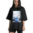 thumbnail image 1 of Plus Size Shirt for Women Black Tops for Women Short Sleeves Shirt for Women Snow Environment 3 T Shirt Crewneck Shirt for Women XS, 1 of 5