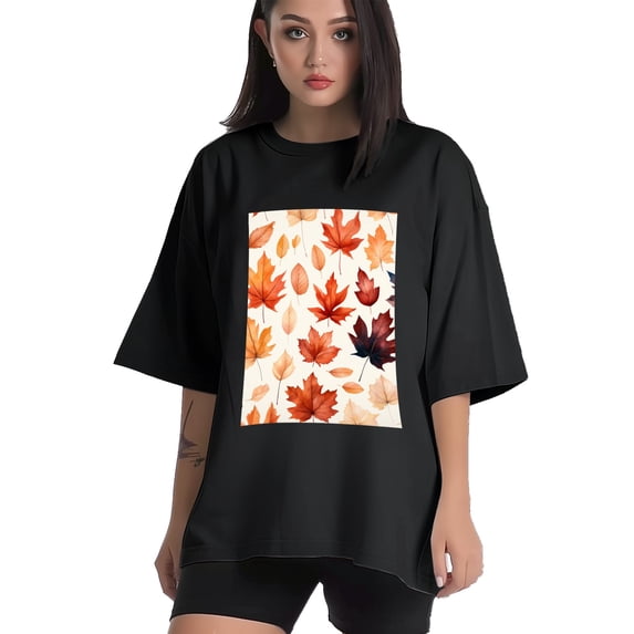 Plus Size Shirt for Women Black Tops for Women Short Sleeves Shirt for Women Sunset T Shirt Crewneck Shirt for Women XL