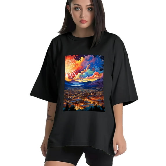 Plus Size Shirt for Women Black Tops for Women Short Sleeves Shirt for Women T Shirt Crewneck Shirt for Women XL