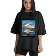 thumbnail image 1 of Plus Size Shirt for Women Black Tops for Women Short Sleeves Shirt for Women T Shirt Crewneck Shirt for Women XL, 1 of 5