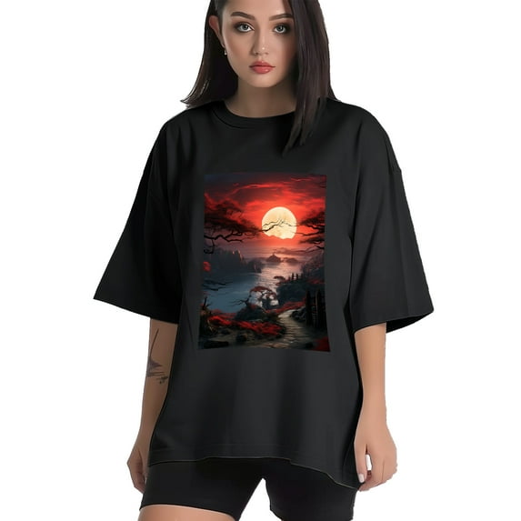 Plus Size Shirt for Women Black Tops for Women Short Sleeves Shirt for Women T Shirt Crewneck Shirt for Women XL