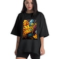 thumbnail image 1 of Plus Size Shirt for Women Black Tops for Women Short Sleeves Shirt for Women T Shirt Crewneck Shirt for Women XL, 1 of 5