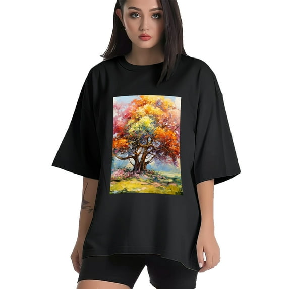 Plus Size Shirt for Women Black Tops for Women Short Sleeves Shirt for Women T Shirt Crewneck Shirt for Women XL