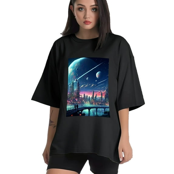 Plus Size Shirt for Women Black Tops for Women Short Sleeves Shirt for Women T Shirt Crewneck Shirt for Women XL