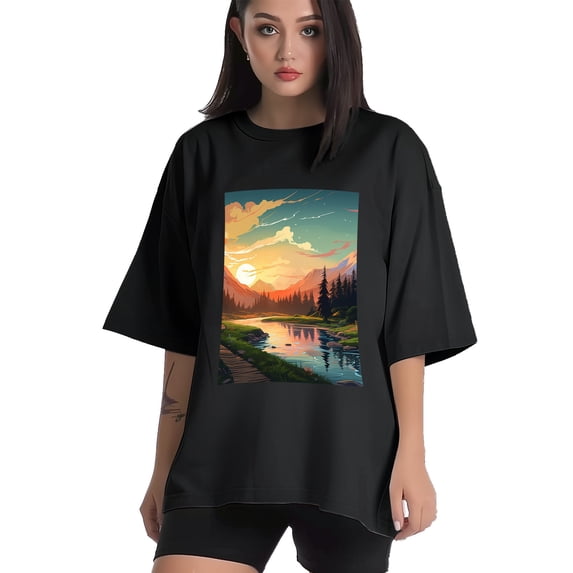 Plus Size Shirt for Women Black Tops for Women Short Sleeves Shirt for Women T Shirt Oversized Shirt for Women S