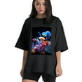 thumbnail image 1 of Plus Size Shirt for Women Black Tops for Women Short Sleeves Shirt for Women The Valley Of Terror T Shirt Crewneck Shirt for Women XL, 1 of 5
