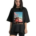 thumbnail image 1 of Plus Size Shirt for Women Black Tops for Women Short Sleeves Shirt for Women Valentine's Day (22) T Shirt Crewneck Shirt for Women XL, 1 of 5