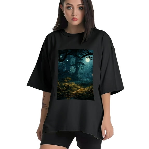 Plus Size Shirt for Women Oversized Black Tops for Women Short Sleeves Shirt for Women T Shirt Crewneck Shirt for Women M