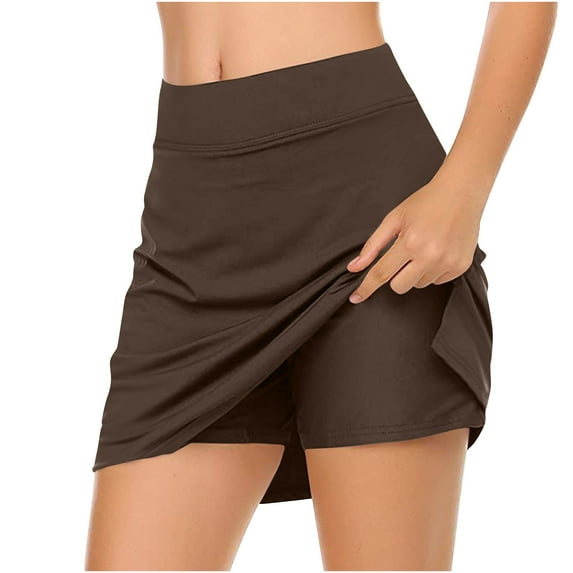 Plus Size Shorts Clearance, Xunlbb Women's New Color Mid-waist Skirt Pants Sports Casual Shorts Bottoming Skirt Pants