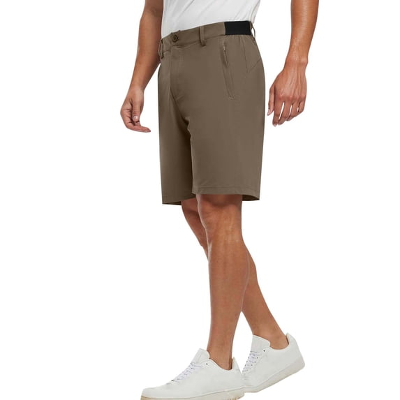 Plus Size Shorts for Men Solid Color Casual Button Waist Zipper Pockets Outdoors Shorts Straight Barrel Trekking Shorts Pants, S-4XL