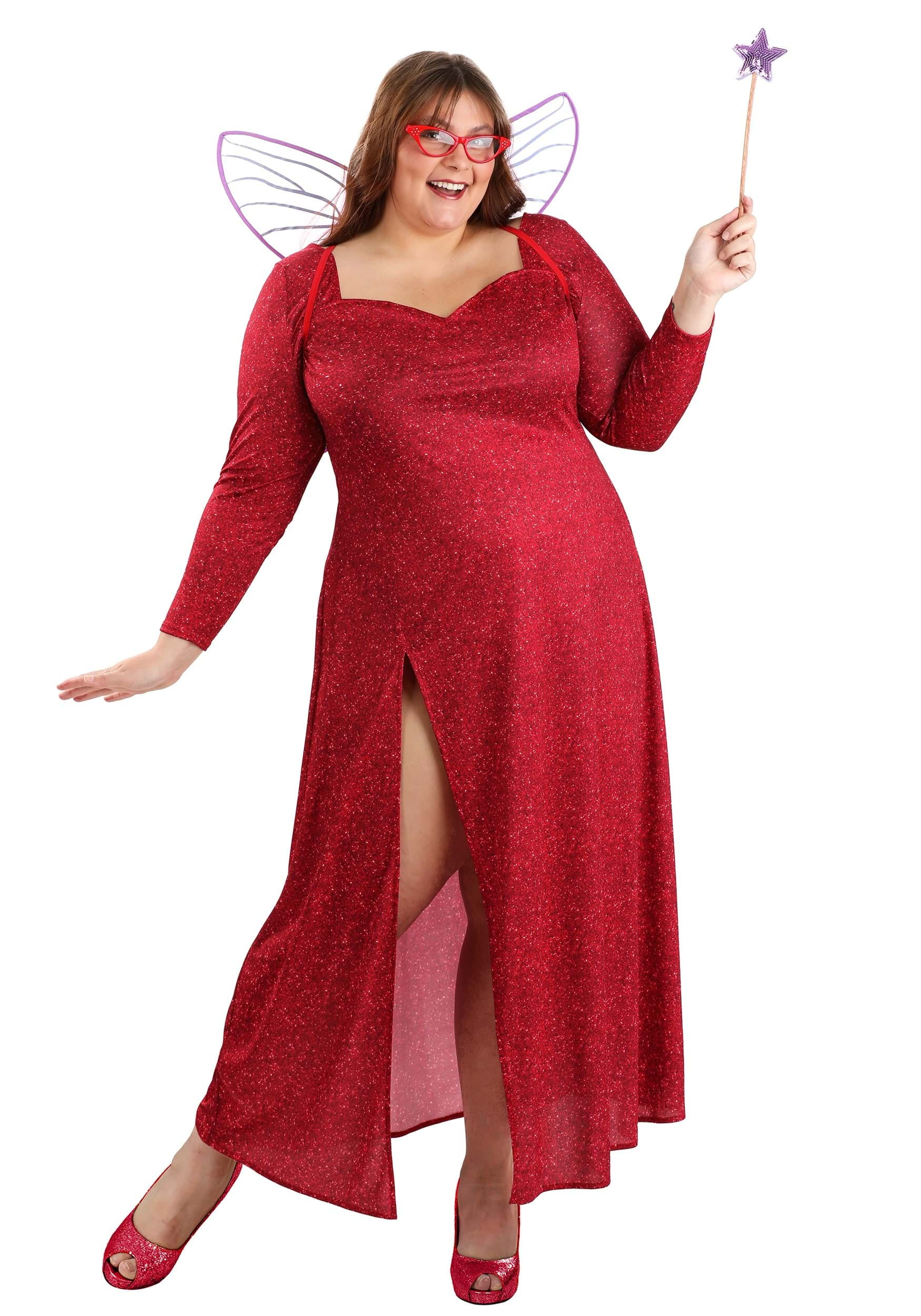 fairy godmother shrek blue dress Plus Size Costume for Women Measure from the top of the head to the floor 2 Bust How to measure Bust Shrek 2 Fairy Godmother Women