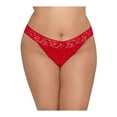 thumbnail image 1 of Plus Size Signature Lace Thong, 1 of 2