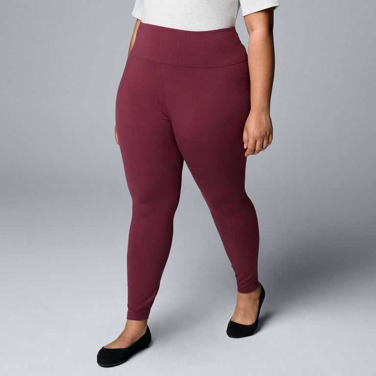 Vera wang leggings plus size deals