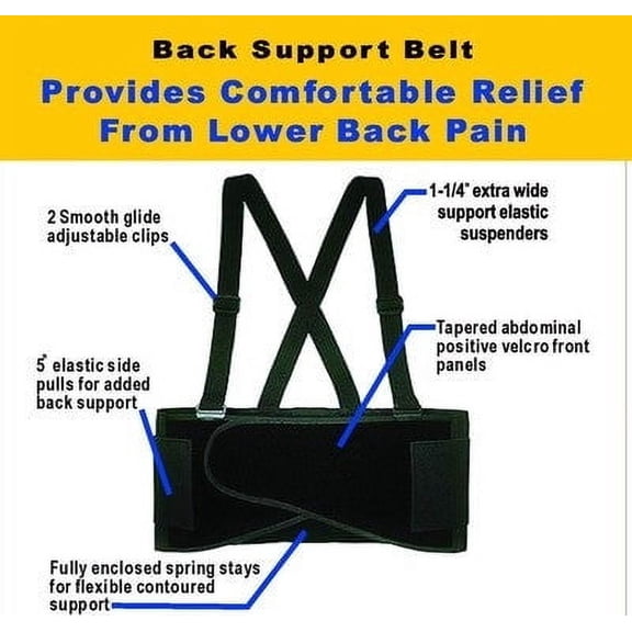 Plus Size Sized Weight Lifters Waist Lifting Safety Work Support Back Brace Belt