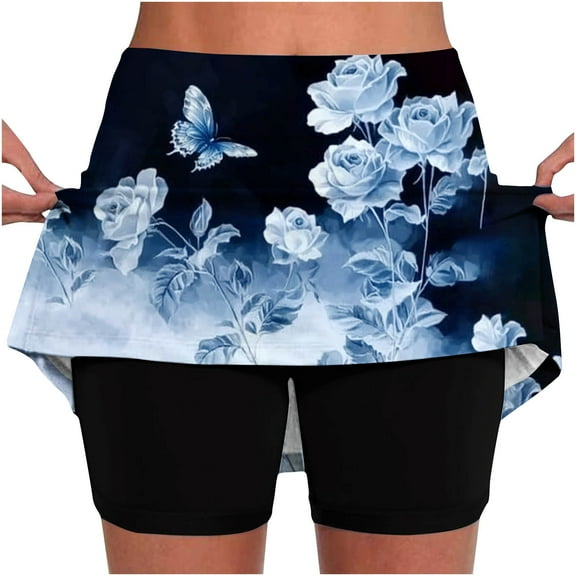 Plus Size Skorts for Women Athletic Golf Tennis Skirt 2025 Summer Dressy Casual Shorts,S-4XL