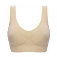 thumbnail image 1 of Plus Size Sleep Bras,Soft Comfy Daily Bras,Seamless Leisure Bras with Removable Pads for Women, 1 of 4