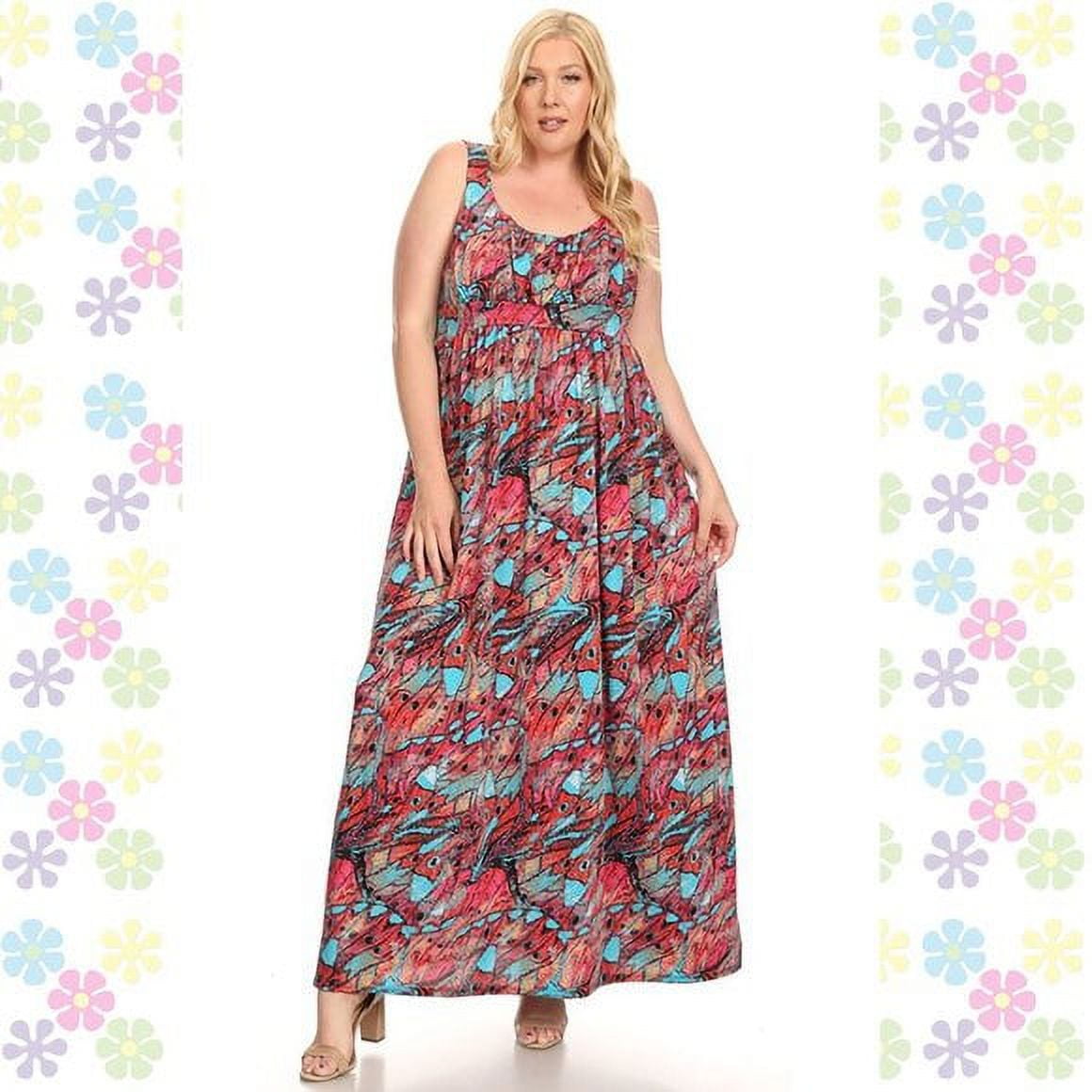 Plus size empire waist maxi dress with sleeves top