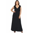 thumbnail image 1 of Plus Size Sleeveless Empire Waist Maxi Dress, 1 of 6