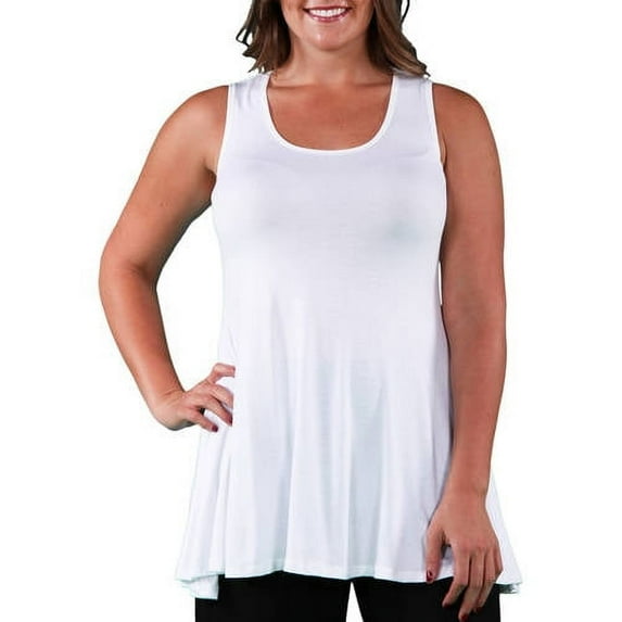 Plus Size Sleeveless Tunic Tank