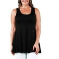 thumbnail image 1 of Plus Size Sleeveless Tunic Tank, 1 of 5