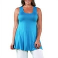 thumbnail image 1 of Plus Size Sleeveless Tunic Tank, 1 of 3