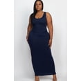thumbnail image 1 of Plus Size Solid Basic Maxi Dress, 1 of 2